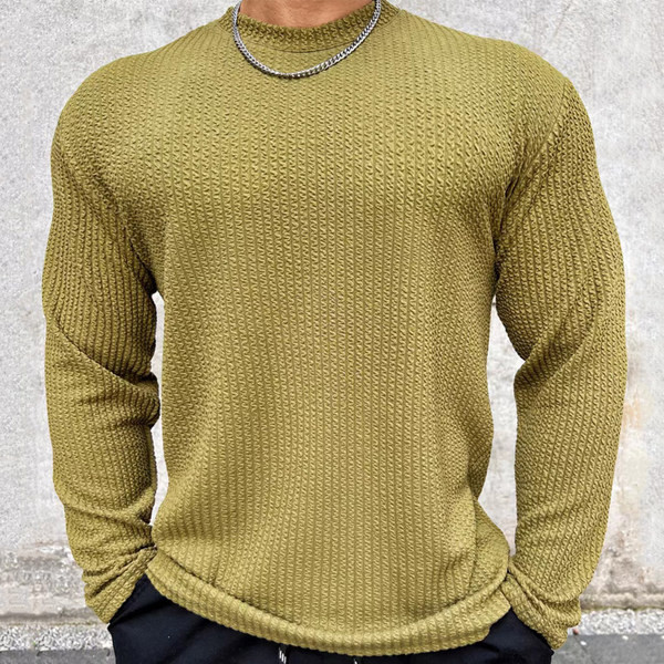 Φαρδύ ριγέ ελαστικό αθλητικό μπλουζάκι για άνδρες