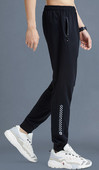 Ανδρικό αθλητικό μαύρο παντελόνι