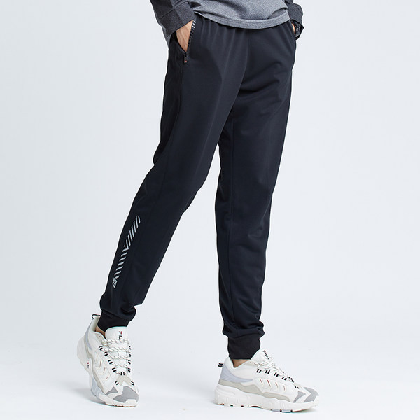 Ανδρικό αθλητικό μαύρο παντελόνι