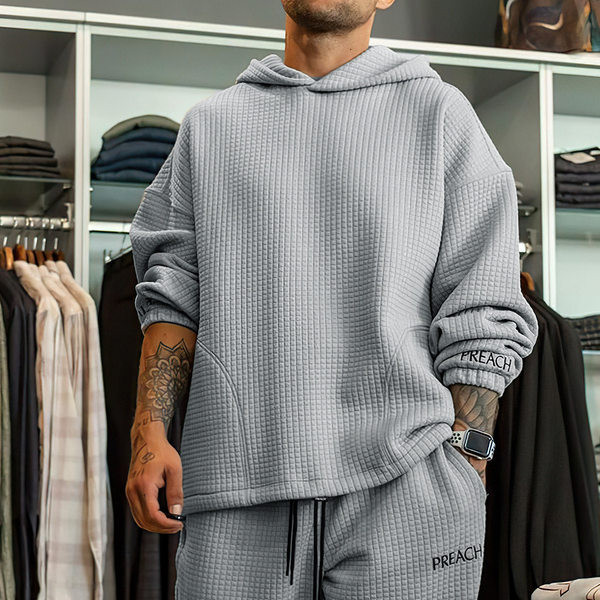 Sport férfi blúz kapucnival - három színben