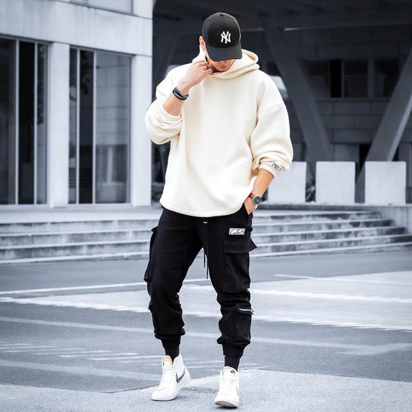 Sport férfi blúz kapucnival - három színben