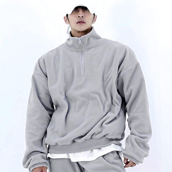 Uus mudel meeste kõrge kraega fliispluus