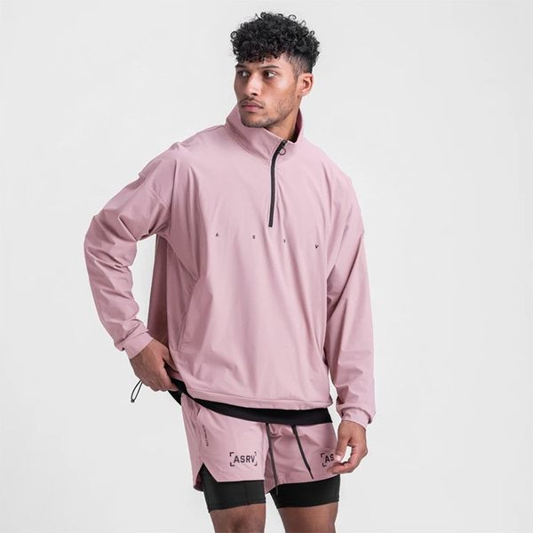 Vīriešu blūzes plats modelis ar rāvējslēdzēju