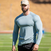 Vīriešu ātri žūstoša blūze ar garām piedurknēm