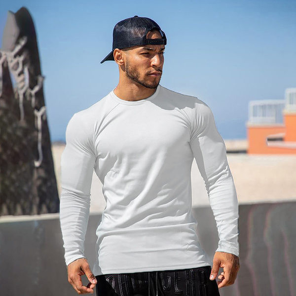 Vīriešu ātri žūstoša blūze ar garām piedurknēm