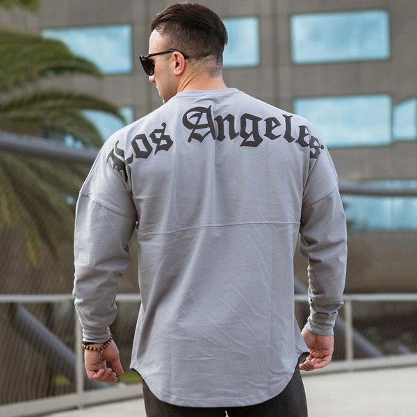 Vīriešu sporta blūze ar uzrakstu