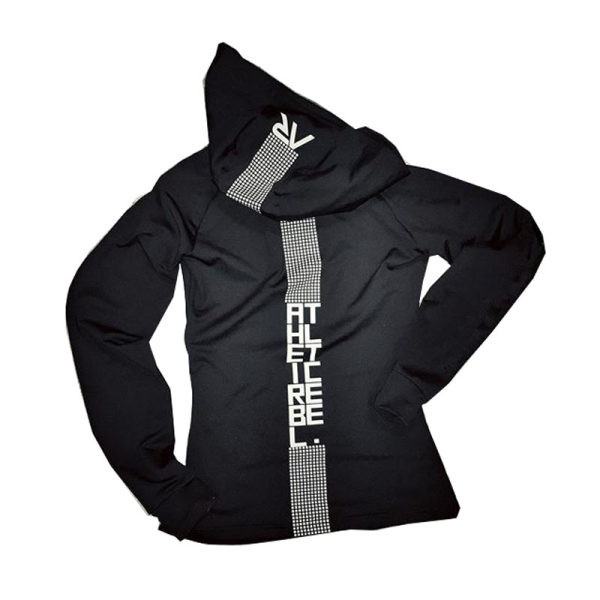 Vīriešu ātri žūstošs sporta krekls ar kapuci