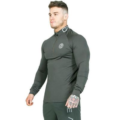 Férfi sport blúz cipzárral