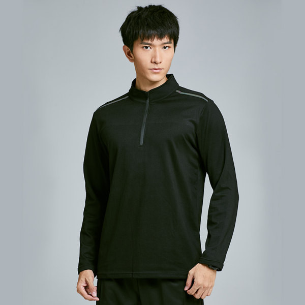 Ātri žūstošs vīriešu sporta tops ar rāvējslēdzēju