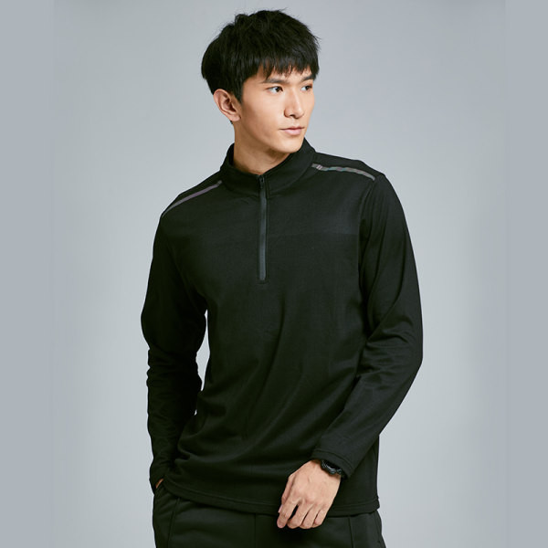 Ātri žūstošs vīriešu sporta tops ar rāvējslēdzēju