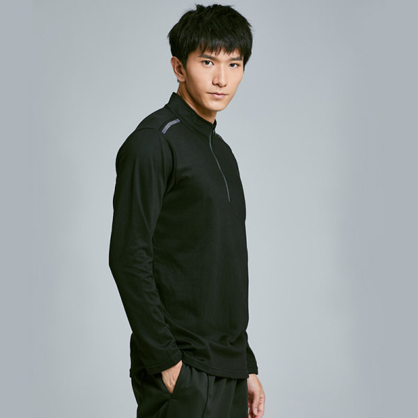 Ātri žūstošs vīriešu sporta tops ar rāvējslēdzēju