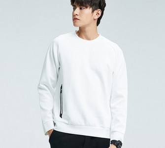 Ανδρική φαρδιά μπλούζα με αθλητικό μοντέλο τσέπη