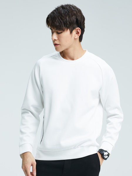Ανδρική φαρδιά μπλούζα με αθλητικό μοντέλο τσέπη