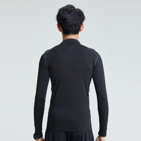 Férfi sportblúz, testhezálló, hosszú ujjú modell