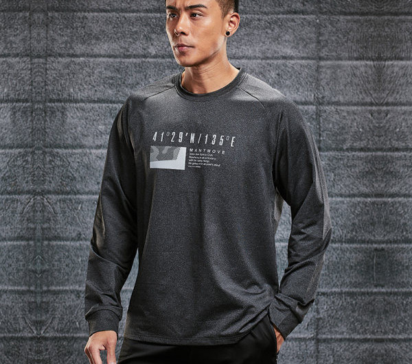 Muška brzosušeća sportska bluza s printom