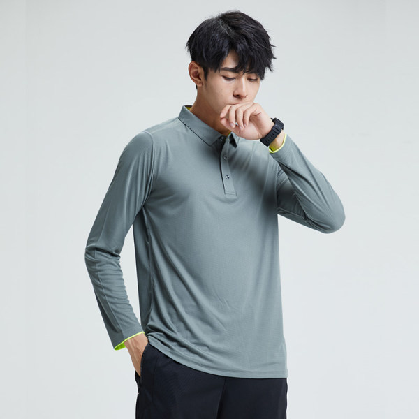 Bluză casual cu guler pentru bărbați