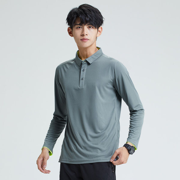 Bluză casual cu guler pentru bărbați