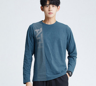 Vīriešu blūze ar apdruku ikdienas rakstu