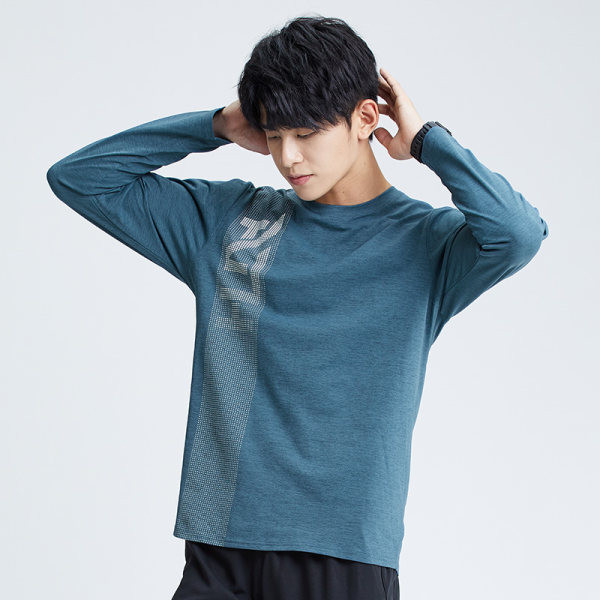 Muška bluza s printom sportskog uzorka