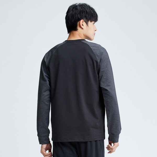 Vīriešu plata blūze ar garām piedurknēm sporta rakstu