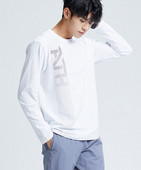 Vīriešu ikdienas blūze ar apaļu kaklu - trīs krāsas