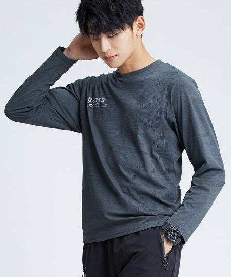 Ikdienas vīriešu blūze ar apaļu kakla izgriezumu - vairākas krāsas