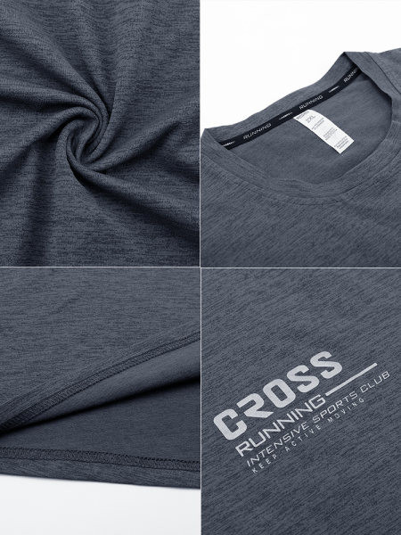 Ikdienas vīriešu blūze ar apaļu kakla izgriezumu - vairākas krāsas