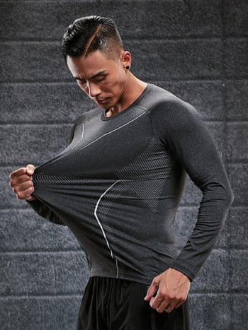 Αθλητική μπλούζα από ύφασμα που στεγνώνει γρήγορα για άνδρες