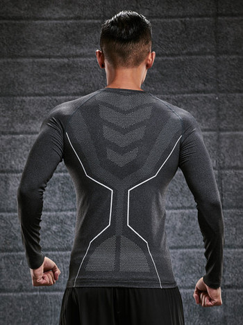 Спортна блуза от бързосъхнеща материя за мъже
