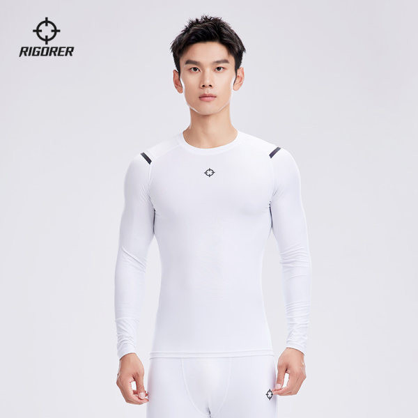 Muška sportska bluza s okruglim izrezom i dugim rukavima