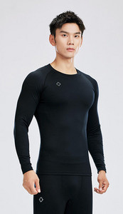 Ανδρική μονόχρωμη αθλητική μπλούζα