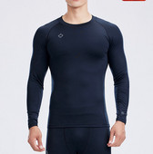 Ανδρική μονόχρωμη αθλητική μπλούζα