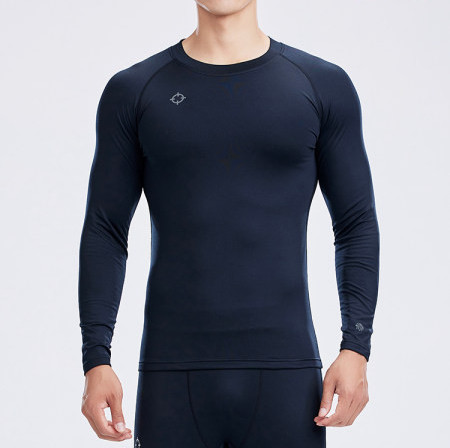 Ανδρική μονόχρωμη αθλητική μπλούζα