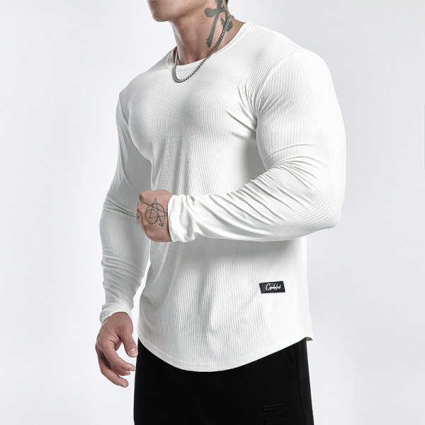 Раирана мъжка блуза спортен модел