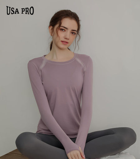 Sieviešu sporta blūze ar garām piedurknēm