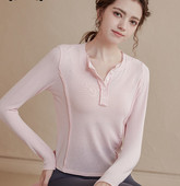 Sieviešu sporta blūze ar pogām