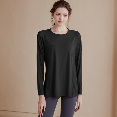 Plata modeļa sieviešu blūze ar uzrakstu piemērota sportam