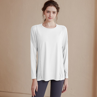 Plata modeļa sieviešu blūze ar uzrakstu piemērota sportam