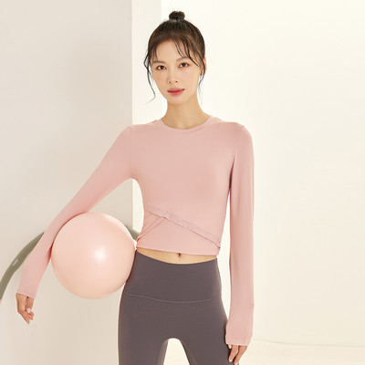 Pieguloša modeļa sieviešu ātri žūstoša blūze