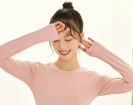 Pieguloša modeļa sieviešu ātri žūstoša blūze