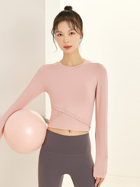 Pieguloša modeļa sieviešu ātri žūstoša blūze