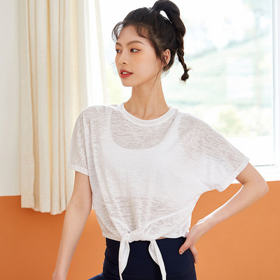 Γυναικεία αθλητική μπλούζα με κορδόνια