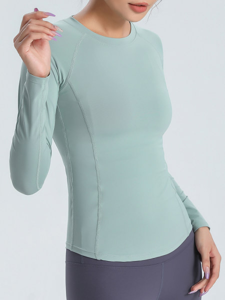 Γυναικεία αθλητική μπλούζα με μακριά μανίκια