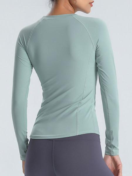 Γυναικεία αθλητική μπλούζα με μακριά μανίκια