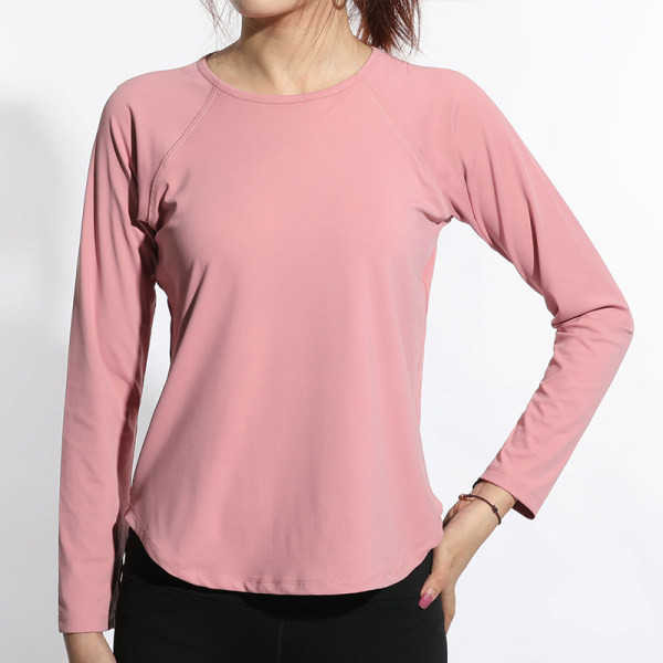 Új modell hosszú ujjú sportblúz nőknek