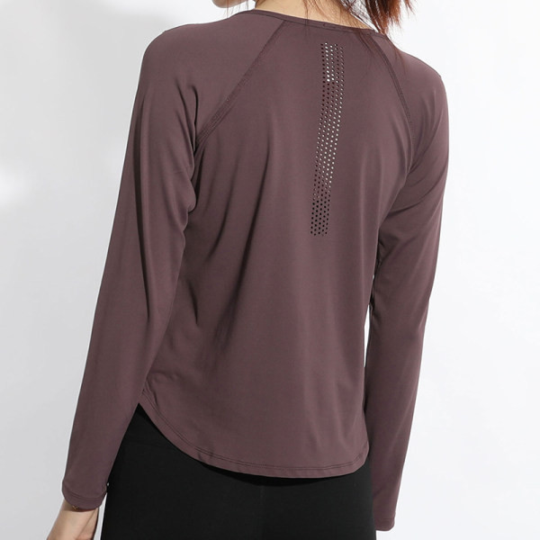 Új modell hosszú ujjú sportblúz nőknek