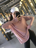 Gyorsan száradó anyagból készült női blúz, mintával