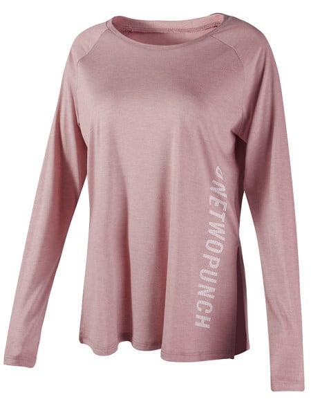 Gyorsan száradó anyagból készült női blúz, mintával