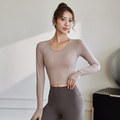 Sieviešu vienkrāsaina sporta modeļa blūze