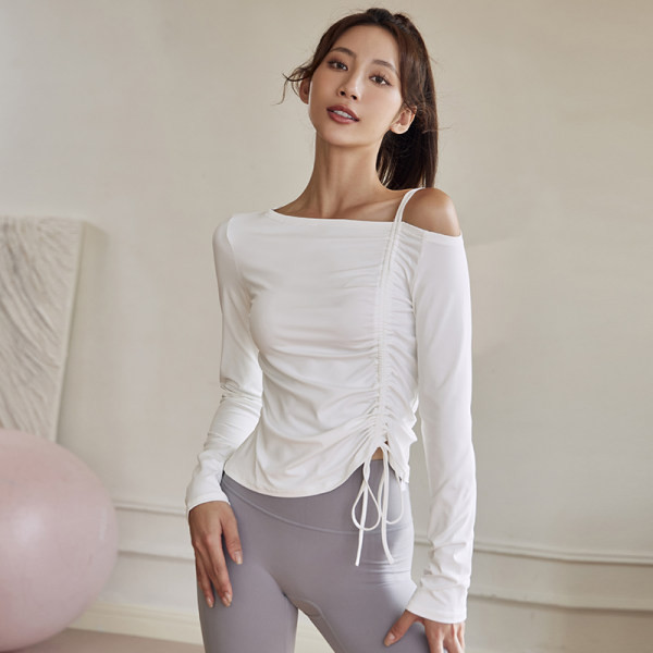 Sieviešu ikdienas blūze ar garām piedurknēm